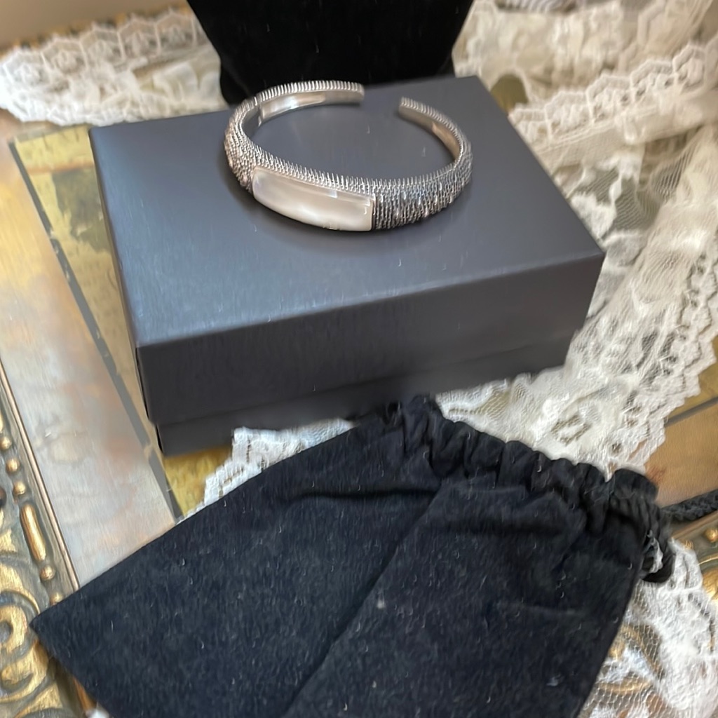 Michael Dawkins Starry Night Moonstone Sterling Cuff 211$